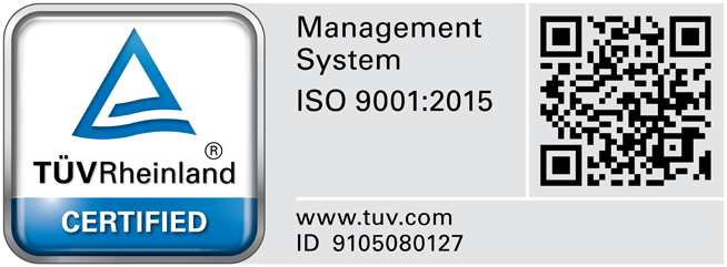 TUV Rheinland Certified Company