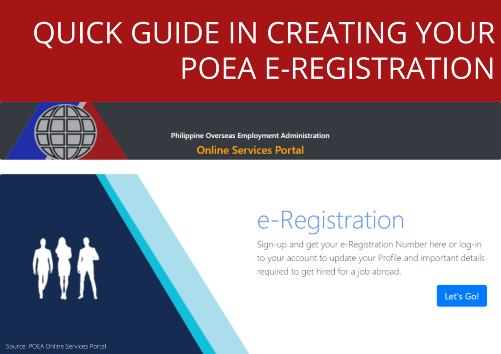 Quick Guide in Creating your POEA E-Registration